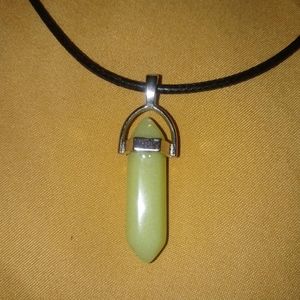 Glow in the dark crystal necklace